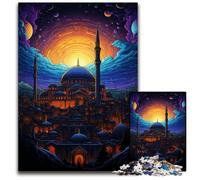 Puzzle da 1000 pezzi di Santa Sofia in Turchia puzzle impossibili per adulti perfetti per decorazioni per la casa compleanni feste e regali 1000 pezzi (75x50 cm).