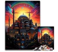 Puzzle da 1000 pezzi di Santa Sofia in Turchia puzzle impossibili per adulti sfida mentale regalo perfetto per adolescenti e decorazioni per la casa 1000 pezzi (38x26 cm)