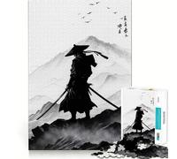 Puzzle da 1000 pezzi di Sekiro Shadows Die Twice per adolescenti, gioco stimolante per la mente, hobby tranquillo, taglio preciso, regalo stagionale (38x52cm)