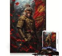 Puzzle da 1000 pezzi di Sun Wukong, il Re Scimmia, per adolescenti, gioco di logica solida, divertimento rilassante, taglio di precisione, oggetto da collezione per Babbo Natale 38x26cm