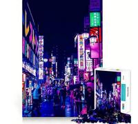 Puzzle da 1000 pezzi di Tokyo, Giappone, per ragazzi, gioco di abilità mentale, svago, divertimento, design, assemblaggio, regalo elegante 38x26cm