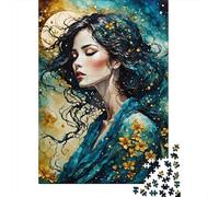Puzzle da 1000 pezzi di una bellissima ragazza per adulti, puzzle di carta, giochi educativi per bambini, 38x26 cm/1000 pezzi