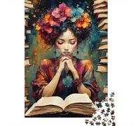 Puzzle da 1000 pezzi di una bellissima ragazza per puzzle di carta, gioco educativo per adulti, 38x26 cm/1000 pezzi