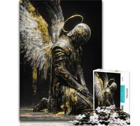Puzzle da 1000 pezzi "Dieci cavalieri angelici medievali" per adolescenti, gioco stimolante, ideale come regalo per tutta la famiglia (50x75cm)