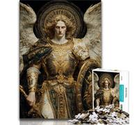 Puzzle da 1000 pezzi "Dieci cavalieri angelici medievali" per adulti e ragazzi, giochi divertenti Ogni pezzo è unico Gioco divertente e stimolante per tutta la famiglia (38x26cm)