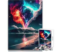 Puzzle da 1000 pezzi dietro le montagne, attività rilassante per il tempo libero, taglio di precisione, bordo liscio, giocattolo da gioco, dimensioni 50x75cm