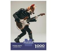 Puzzle Da 1000 Pezzi Dingo Guitar Puzzle Per Adulti Gioco Rompicapo Decorazione Perfetta Regali Unici Per Compleanno E Natale 52x38cm/1000pcs
