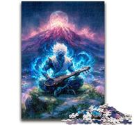 Puzzle da 1000 pezzi "Dio misterioso" per adulti e adolescenti, aiuta il cervello a esercitare i giocattoli avvincenti per coltivare la pazienza, ottimo regalo (38x26cm)