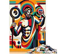 Puzzle da 1000 pezzi Dioniso Mitologia greca Puzzle quadrato per adulti e bambini, gioco di puzzle di carta 38x26 cm/1000 pezzi