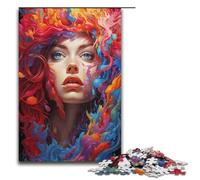 Puzzle da 1000 pezzi Dipingere la Dea dei Colori Puzzle per Adulti Puzzle di Carta Giochi per Famiglie 1000 PZ (38x26 cm)