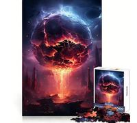 Puzzle da 1000 pezzi "Distruzione della Terra" in stile anime per adulti, stimolante per la logica, ideale per momenti di svago e per creare un'atmosfera magica Regalo perfetto per le feste (38x26cm)