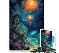 Puzzle da 1000 pezzi "Disturbo Celeste",incastro perfetto,arte,allenamento mentale,divertimento,relax,gioco,Natale,regalo rilassante (38x26cm)