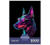Puzzle Da 1000 Pezzi Doberman Pinscher Puzzle Per Adulti Giocattolo Decorazione Da Parete Un'opera D'arte Regali Unici Per Compleanno E Natale 52x38cm/1000pcs