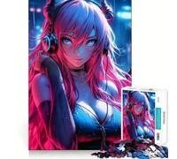 Puzzle da 1000 pezzi "Dolce ragazza demone" per adolescenti, giocattolo intelligente per momenti di condivisione, taglio liscio, lista dei desideri di Babbo Natale 50x75cm
