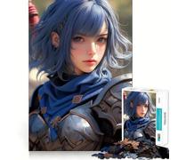 Puzzle da 1000 pezzi "Dolce Valchiria Angelo" per adolescenti, gioco intelligente e rilassante, con schema di assemblaggio, lista dei desideri di Babbo Natale 50x75cm
