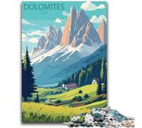 Puzzle da 1000 pezzi Dolomiti Italia per adolescenti, perfetti per le serate di gioco, giocattolo colorato per la casa, regalo 1000 pezzi (26x38cm)