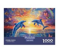 Puzzle Da 1000 Pezzi, Dolphin Per Adulti, Gioco Di Abilità Impossible Per Tutta La Famiglia, Gioco Colorato - Rainbow Butterflies, Decorazione Per La Casa 70x50cm/1000pcs