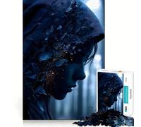 Puzzle da 1000 pezzi "Donna della foresta mistica" per adulti, gioco di concentrazione e divertimento tranquillo con bordi netti, ideale come regalo di Babbo Natale (50x75cm)