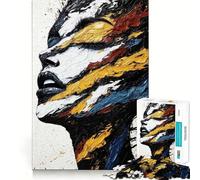 Puzzle da 1000 pezzi "Donna innamorata",gioco di logica e allenamento mentale,incastro perfetto,senza spazi vuoti,sfida interattiva per la mente a casa (38x52cm)
