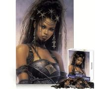 Puzzle da 1000 pezzi "Donna Melanina" per adulti, stimola la mente, regala tranquillità, bordi lisci e un regalo speciale (50x75cm)