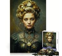 Puzzle da 1000 pezzi "Donna, Musa di Leonardo da Vinci" per adolescenti, stimolante per la mente, per una fuga consapevole, con bordi definiti, regalo stagionale (38x52cm)