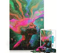 Puzzle da 1000 pezzi "Donna nei Pensieri" per adulti,gioco di problem solving di livello professionale,attività rilassante di gruppo al chiuso (38x26cm)