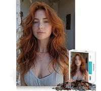 Puzzle da 1000 pezzi "Donna senza tempo - Bellezza" per adolescenti, gioco per sviluppare le capacità cognitive, design accogliente e rilassante, regalo pensato per il tempo libero 38x26cm