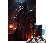 Puzzle da 1000 pezzi "Dottore della peste con lanterne" - Gioco divertente sfida per l'intelligenza giocattolo avvincente regalo per donne e uomini divertente e umoristico (Dimensioni 50x75cm)