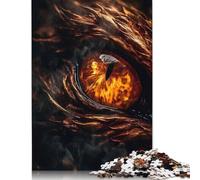 Puzzle da 1000 pezzi "Draghi di Terra Occhio d'Ambra" per adulti, difficoltà elevata, rafforza le relazioni tra i membri della famiglia, 1000 pezzi (75x50 cm)