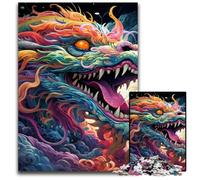 Puzzle da 1000 pezzi "Drago cinese" di Art, puzzle difficili per adulti e adolescenti, serata di giochi in famiglia, idea regalo stimolante per il cervello, 50x75CM/19,68x29,52 pollici.