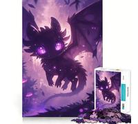 Puzzle da 1000 pezzi "Drago del Vuoto nella Foresta" per adulti,gioco di abilità mentale,taglio laser per un incastro perfetto,attività gratificante per le giornate di pioggia (38x26cm)