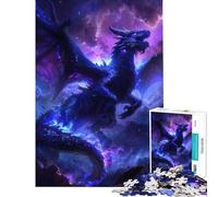 Puzzle da 1000 pezzi Drago Fulmine Gioco educativo Giocattolo avvincente per coltivare pazienza Opera d'arte Regalo Analisi e logica (Dimensioni 50x75cm)