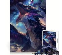 Puzzle da 1000 pezzi "Drago Galattico Urlante" per Adolescenti, Rompicapo, Gioco Rilassante, Taglio Premium, Regalo di Natale (38x52cm)