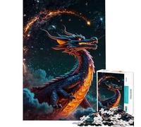Puzzle da 1000 pezzi Drago Guardiano Galattico Giocattolo avvincente per coltivare la pazienza Gioco educativo antistress Regalo di compleanno (Dimensioni 38x26cm)