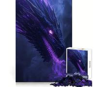 Puzzle da 1000 pezzi Drago Ombra per adulti e ragazzi, per migliorare la memoria e favorire il rilassamento, ideale per l'assemblaggio e come regalo di Natale 38x26cm
