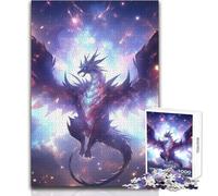 Puzzle da 1000 pezzi Drago stellare cosmico Ottimo per i momenti di relax in casa, durevole, di precisione, con incastro, dimensioni 38x52cm