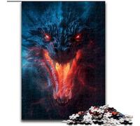 Puzzle da 1000 pezzi "Dragon Dangerous" per adulti, rompicapo impegnativo, attività per famiglie, decorazione per la casa, regalo per le feste, dimensioni 38x26cm
