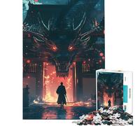 Puzzle da 1000 pezzi "Dragon Gate" - Difficile e stimolante - Gioco educativo di analisi e logica - Adatto a partire dai 14 anni (38x26cm)