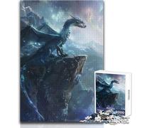 Puzzle da 1000 pezzi "Dragon On The Cliff Edge" per adolescenti, gioco di sviluppo del pensiero logico, ottimo regalo per momenti significativi, dimensioni 50x75cm