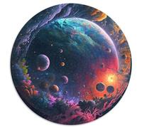 Puzzle da 1000 pezzi Dream Galaxy, puzzle rotondo da 1000 pezzi, attività educativa per lo sviluppo delle abilità cognitive (dimensioni 67,5x67,5 cm)