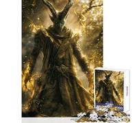 Puzzle da 1000 pezzi Druido dell'energia dorata Decorazione per la casa Giocattoli Regali di Babbo Natale segreto Giochi educativi Interessanti Riduzione dello stress (Dimensioni 38x26cm)