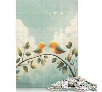 Puzzle da 1000 pezzi Due uccelli su un ramo per adulti e adolescenti Puzzle per adulti Gioco educativo Sfida Giocattolo 1000 pezzi (75x50 cm)