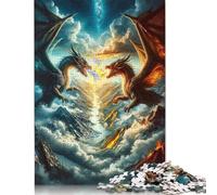 Puzzle da 1000 pezzi "Duello dei destini", gioco educativo, giocattolo, decorazione per la famiglia, adulti, impegnativo, 1000 pezzi (38x26 cm)