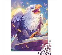 Puzzle da 1000 pezzi Eagle Square per adulti e puzzle in legno per attività in famiglia 1000 pezzi (75x50 cm)