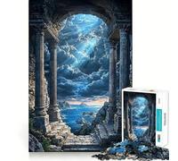 Puzzle da 1000 pezzi "Echi di Atlantide" per adolescenti, gioco di logica e divertimento rilassante con bordi lisci, idea regalo creativa 38x52cm
