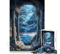 Puzzle da 1000 pezzi "Echi di Atlantide" per adolescenti, gioco di logica e divertimento rilassante con bordi lisci, idea regalo creativa 38x52cm