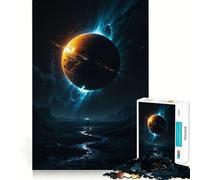 Puzzle da 1000 pezzi "Eclissi di Terra" per ragazzi, rompicapo, attività per la casa, taglio premium, articolo regalo di Babbo Natale 50x75cm