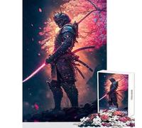Puzzle da 1000 pezzi Elegance Japanese Samurai Antistress Giocattoli Ottimo regalo per giochi per gioco educativo con pezzi completamente interconnessi di forma casuale Dimensioni 38x52cm