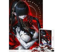 Puzzle da 1000 pezzi,elegante donna anime con unghie lunghe,giocattoli antistress,ottimo regalo per giochi impossibili,allena il tuo cervello e le tue mani,dimensioni 38x52cm