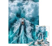 Puzzle da 1000 pezzi Emozionante viaggio in mare per adulti gioco rilassante un'opera d'arte compleanno e Natale (dimensioni 50x75cm)